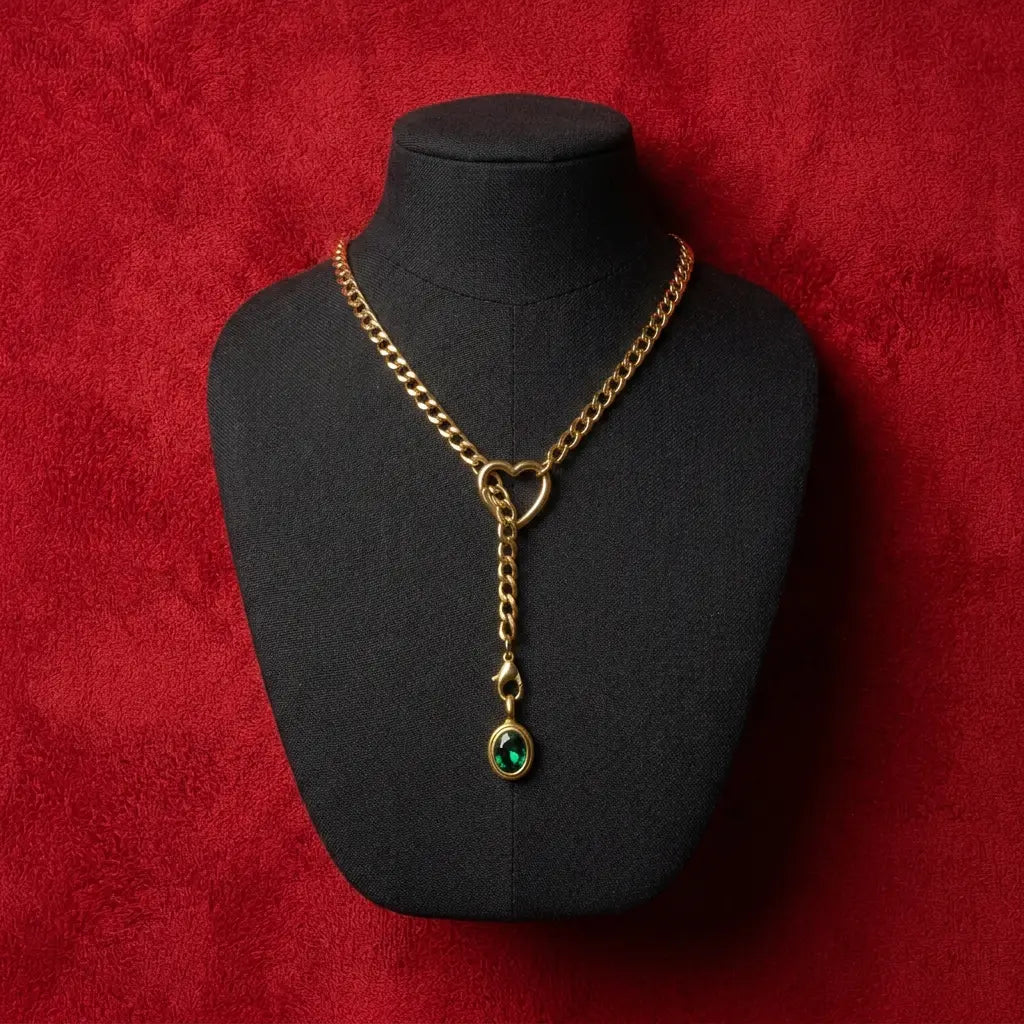 Paladin’s Grace Gold Slip Chain Necklace