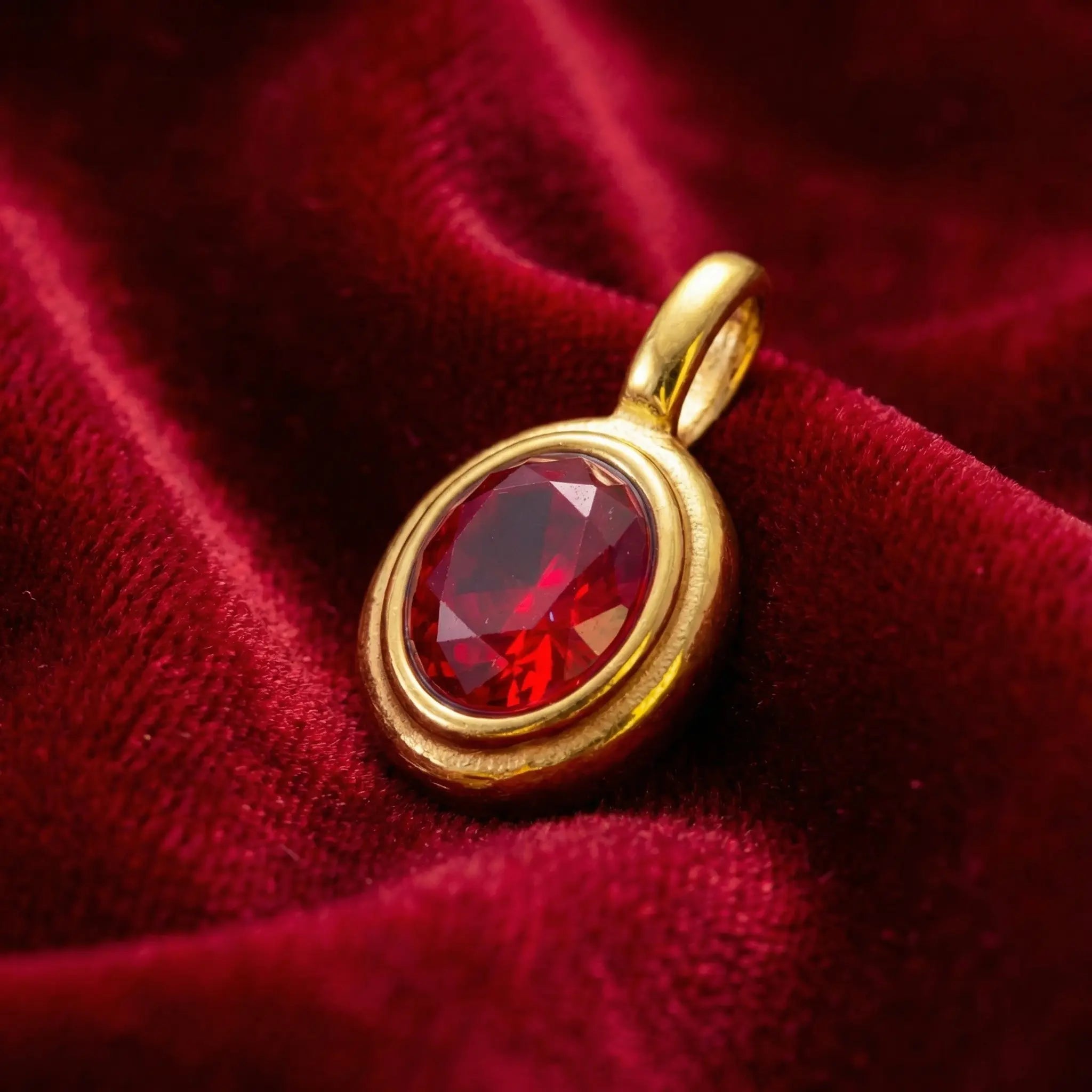 Vintage Inlaid Gemstone Pendant: The Birthstone Necklace Stainless Steel Amulet  Selviora