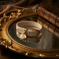 Luxury Heart-Shaped Cream White Bracelet