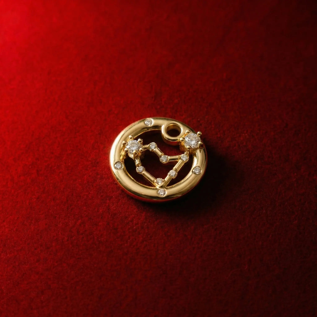Capricorn Necklace, 18K Gold-Plated, December Birthday Gift, Fortune Gift, Zodiac Pendant