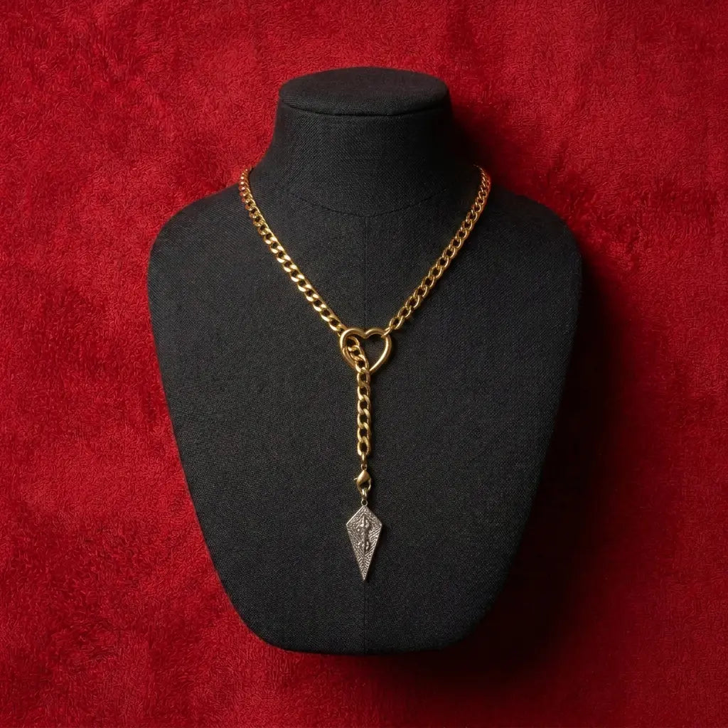 Paladin’s Grace Gold Slip Chain Necklace