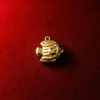 Summer beach jewelry Gold marine fish necklace pendant